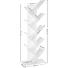 Vasagle - Bibliothèque arbre moderne à 8 niveaux-Design épuré