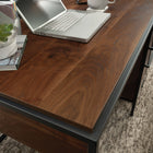 Sauder 49"W La Collection Nova Loft Bureau - Finition Grand Walnut-   Fini sur toutes les faces pour un placement polyvalent n'importe où dans votre maison