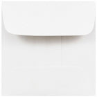 JAM Paper Enveloppes carrées miniatures avec fermeture gommée, 2 3/8 x 2 3/8 po, blanc, 1000/pqt-Blanc