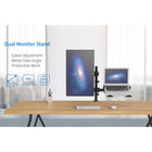 ShoppingAll - Support pour double écran et ordinateur portable entièrement réglable - Noir-7