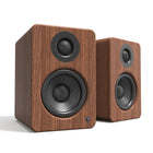 Kanto YU2 Haut-parleurs pour ordinateur de bureau avec DAC USB intégré - Noyer-Réponse en fréquence de 80 Hz à 20 kHz, système de crossover à 2 voies, fréquence de crossover de 2,5 kHz