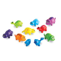 Learning Resources - Snap-n-Learn™ Dinos-Comprend 18 pièces : 9 dinos deux pièces