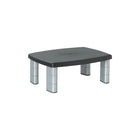 3M - Support de moniteur réglable, noir et argent-Les colonnes soulèvent le moniteur de 1 po à 5 7/8 po par incréments de 1 5/8 po pour atteindre une bonne hauteur ergonomique