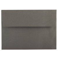 JAM Paper Enveloppes simples A7 nuances foncées, gris foncé, 250/paquet-Enveloppes simples de couleur gris foncé