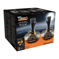 Thrustmaster - Manche à balai T.16000M Space Sim Duo-Un total de 32 boutons d’action (16 sur chaque manette), 24 (12 sur chaque base) avec identification des boutons par le braille