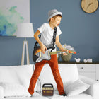 iDance - Guitare Jam Hero Avec Mini Amplificateur-Cet ensemble comprend également un mini-amplificateur avec batterie au lithium rechargeable.