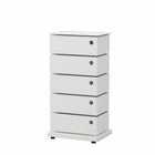 Simply - Unité de stockage 14.96"W x 10.43"D x 28.35"H - Blanc-Garantie limitée du fabricant de 1 an