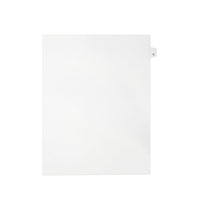 Mark Maker – Onglets séparateurs juridiques blancs, 1/26 onglets, format lettre, sans trous, lettre C, 25/paquet-Onglets séparateurs blancs, 1/26 onglets