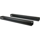 StarTech ® Panneau de gestion de câbles 0U de 1,8 m (6 pi) pour rack, guide-câbles avec conduit encoché (CMVER40UF)-Améliorez l'aspect de votre rack à l'aide d'un gestionnaire de câbles vertical avec des conduits encochés