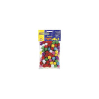 Chenille Kraft - Pompons brillants, couleurs variées, 480/paquet (CK-811601)-Groupe d’âge et niveau : Jeunes de 3 à 18 ans, de la prématernelle au secondaire 5