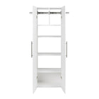 Prepac Grosse armoire accrochable HangUps de 24 po (61 cm)-Fini durable en laminé blanche