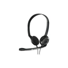 Sennheiser - Micro-casque stéréo USB PC8, VoIP binaural avec connecteur USB-La parole sans le bruit - Grâce au microphone à suppression de bruit, votre voix est parfaitement intelligible sans que vous ayez besoin de hausser le ton