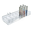 Azar Display – Plateau 24 compartiments ronds pour mascara et cosmétiques pour panneau perforé, 0,75 diam. 2/paquet (225535)-Dimensions : 1 7/8 haut. x 12 larg. x 3 3/4 prof. (po)