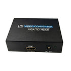 Speedex - Convertisseur VGA à HDMI avec audio, entrée VGA+ R/L vers un convertisseur HDMI-Connexions : HDMI, VGA Audio RCA