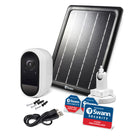 Caméra de sécurité Swann sans fil 1080p avec panneau de charge solaire et support extérieur - Blanc-Votre vie privée passe avant tout, vos caméras Swann sont protégées par un cryptage de la vidéo et des données au niveau de la banque 128 bits