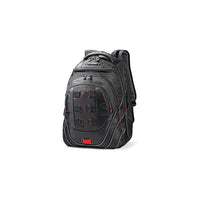 Samsonite – Sac à dos Tectonic Perfect Fit pour ordinateur portable, de 17 po, noir/rouge-La sangle Smart Strap passe simplement par-dessus les poignées 
