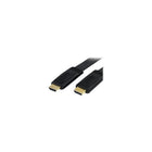 StarTechMD ® Câble HDMI plat haute vitesse mâle/mâle avec Ethernet, noir, 6 pi-Câble HDMI haute vitesse pour des résolutions ultra HD jusqu’à 4000 x 2000
