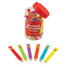 Learning Resources – Crayons regroupement d’élèves-Taille : 4 1/2 long. x 1/2 larg. (po)