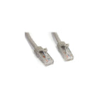 StarTech  Câble de raccordement sans crochet N6PATCH15GR de catégorie 6, 15 pi, gris-Deux connecteurs RJ-45 mâles assurent une connectivité transparente