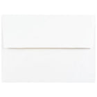 JAM Paper Enveloppes métalliques format livret à fermeture gommée, 5 1/4 x 7 1/4 po, blanc avec intérieur doré, paq./100-Taille : A7 (5 1/4 x 7 1/4 po)