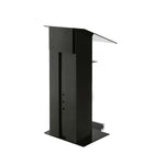 Urbann Lutrin K3 avec roulettes - aluminium - anthracite-Autoportant avec roulettes, discours