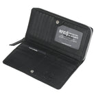 Club Rochelier - Pochette zippée avec rabat - Noir-5 poches à fente ; 1 poche à monnaie ; 3 poches zippées ; 1 poche à billets ; 2 poches à soufflet