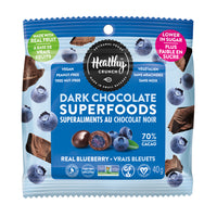 Healthy Crunch - Superaliments au chocolat noir myrtille-Sans gluten