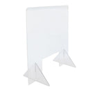Eddie’s Hang-Up Display. Bouclier/barrière de protection de caissier au comptoir y compris les pieds, 24 po L x 24 po H-Transparent Acrylique Écran de protection des caissiers (protection anti-éternuements des caissiers)
