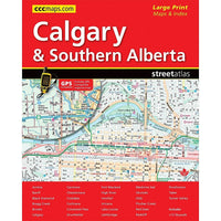Guide des rues MapArtMD, Calgary et Sud de l'Alberta, bilingue-1