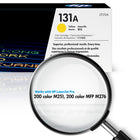 HP − Cartouche de toner LaserJet jaune HP 131A (CF212A)-Rendement en pages de la 131A (CF212A) de HP : environ 1 800 pages jaunes