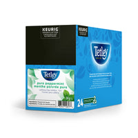 Dosettes K-Cups de thé Tetley de Keurig, menthe poivrée, boîte de 24-Thé à la menthe poivrée