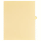 Markmaker - 25 tabs/PQT, 5 PQT/Boite, Intercalaires imprimes Legal, Chamois, 1/15th coupe| format lettre, sans trous, Numero 67-Intercalaires imprimes Legal