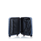 Champs - Ensemble de bagages rigide extensible 3 pièces Linen - Navy-Sans roues - Valise 28": 28 "H x 18 "L x 12 "P, Valise 24": 24 "H x 16 "L x 11 "P, Valise 20": 20 "H x 13,5" x 9 "P