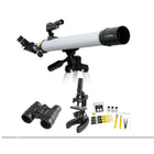 National Geographic - Ensemble d'aventure de luxe National Geographic-Cet ensemble d'aventure polyvalent contient les appareils dont vous avez besoin pour tout explorer, du terrestre au celeste, en proposant un telescope, un microscope et une paire de jumelles dans un seul kit.