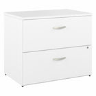 Bush Business Furniture - Classeur lateral à 2 tiroirs Studio A - assemble - blanc-Le classeur lateral 36 po L x 24 po P x 30 po H à 2 tiroirs represente une solution de rangement de bureau pratique pour les professionnels d'aujourd'hui