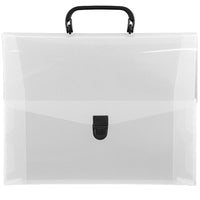 JAM PaperMD – Mallette, 12 x 9,5 x 1,5, transparent, 2/paquet (2012clearg)-Transparent