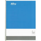 Cahiers #Hilroy à reliure spiralée, ligné, 100 feuilles, 8 po x 10 1/2 po, couleurs variées (13048) -100 feuilles blanches de format lettre 8 po x 10 1/2 po à 3 trous