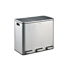 Step N' Sort - Poubelle et poubelle de recyclage à 3 compartiments - 54 L-3 bis intérieurs amovibles, chacun contient 18 litres