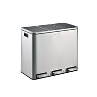 Step N' Sort - Poubelle et poubelle de recyclage à 3 compartiments - 54 L-3 bis intérieurs amovibles, chacun contient 18 litres