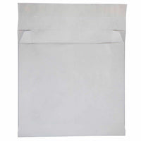 JAM Paper - Tyvek Enveloppes extensibles pour catalogue et livret avec fermeture autocollante - 12 x 16" x 4" - Blanc - Paquet de 100-Couleur blanche