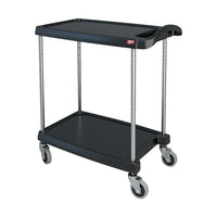 Mycart – Chariot utilitaire, 500 lb, 3 tablettes, 26 x 36 7/8 po (MY2636-35BL)-Nombre de tablettes : 3