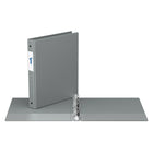 Davis Group - Reliure Essential, anneaux ronds de 1 po, gris-Anneaux ronds standard de 1 po