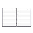 Livre de notes MiracleBind Collection Or de Blueline - 9-1/4 x 7-1/4po - Noir - 116 Pages-116 pages