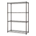 Trinity – Étagère tout usage bronze foncé à 4 tablettes, (TBFPBR-0901)-Homologation NSF