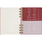 Moleskine - agenda à spirales non daté à couverture rigide extra large - 7,5 po x 10 po - Crush Cherry-Le Papier De Cet Article Moleskine Est Fabriqué Avec Des Matériaux Issus De Forêts Certifiées FSC Pour Leur Excellente Gestion Ainsi Que D'Autres Sources Contrôlées