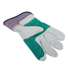 CTG Brands – Gants de travail, 5,5 po x 10 po, multicolores, 12 paires-Matériau : endos en coton respirable avec fini en cuir durable