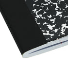 Merangue - Carnet d'écriture - 9-3/4 x 7-1/2 po - 200 Pages - Noir - Paquet de 6-La reliure cousue maintient le cahier plat lors de l'écriture