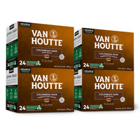 Van Houtte - Capsules K-Cup de café colombien noir torréfaction foncée - paquet de 96-Goût : ce mélange est la norme d’excellence du café. Celui-ci est à la hauteur de cette réputation bien méritée, avec sa saveur ronde, son acidité franche et son goût savoureux rappelant celui d'un vin légèrement fruité.
