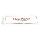 A chettes OverturesMD de luxe à métallisation Classique, métallisation argent, blanc-1