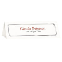 A chettes OverturesMD de luxe à métallisation Classique, métallisation argent, blanc-1